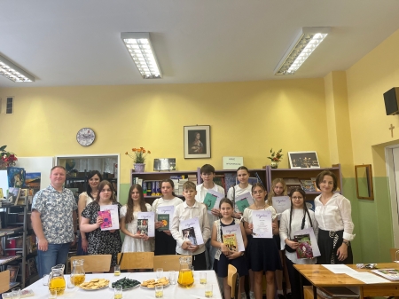 XXI edycja Międzyszkolnego Konkursu Poetyckiego „Wiersze i wierszyki” - rozdanie dyplomów