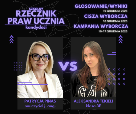 Wybieramy Szkolnego Rzecznika Praw Ucznia!