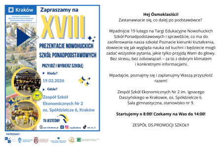 Targi Edukacyjne Nowohuckich Szkół Ponadpodstawowych