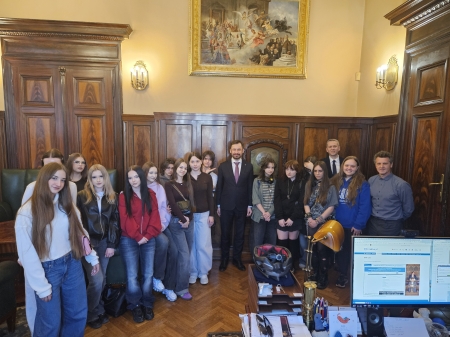 Przyjęci przez Prezydenta Miasta Krakowa