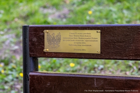 35 drzew na 35-lecie Krakowskiej Straży Miejskiej