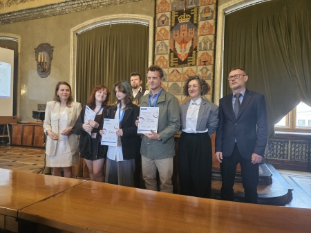 Odebraliśmy dyplomy w Magistracie Krakowskim