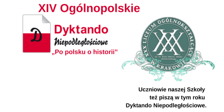 XIV Ogólnopolskie Dyktando „Po polsku o historii”